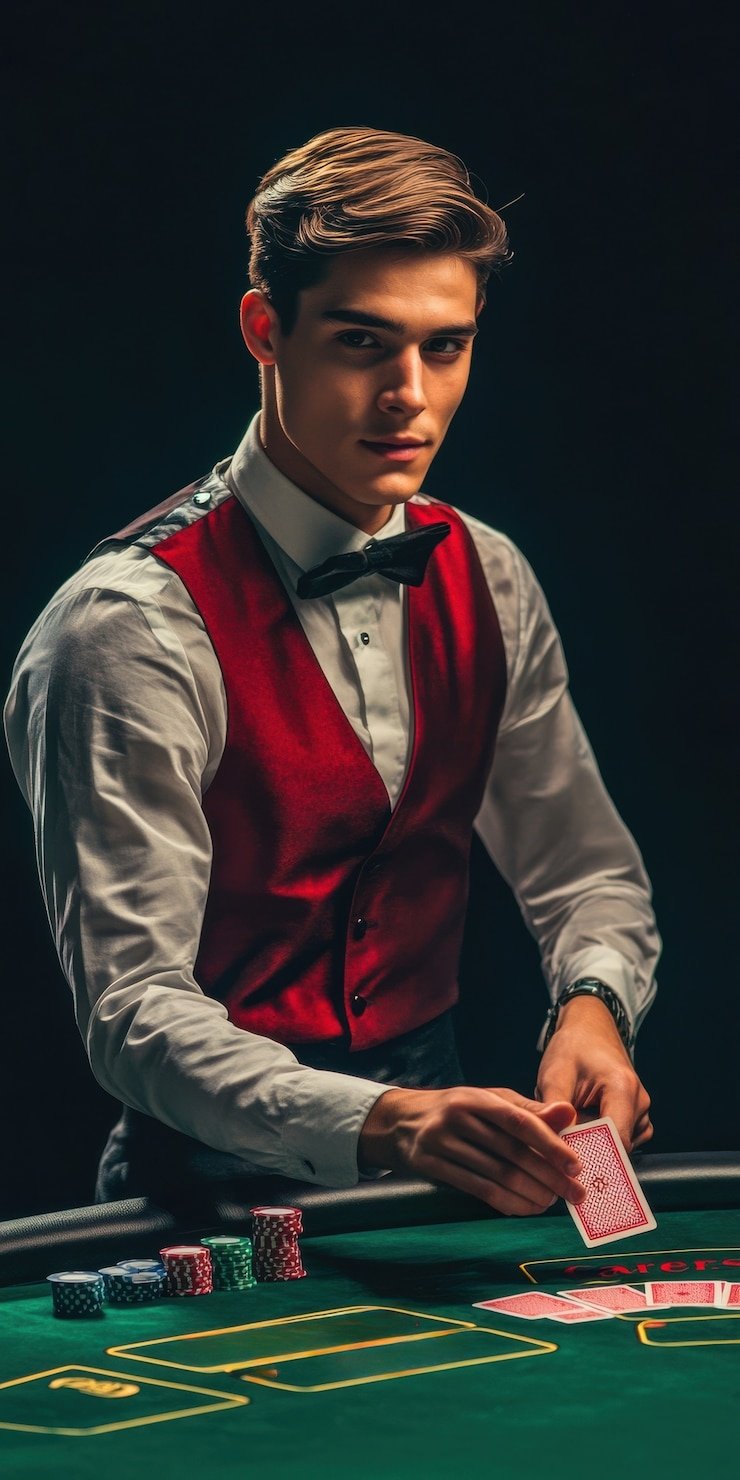 Tabel struktur pembayaran Casino Hold'em di trioslot menampilkan semua kombinasi tangan dan pembayaran